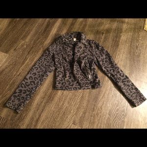 Trendy Cheetah Print Girls Jacket